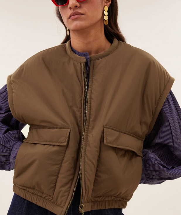 gio sleeveless jacket