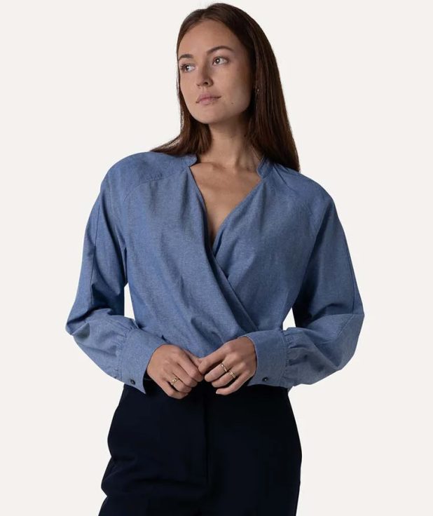 Blouse Grace Another Label blauw