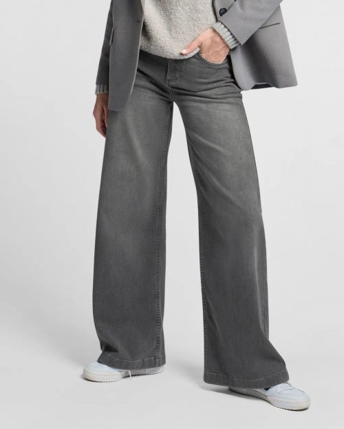 Jeans Wide Leg Grey Yaya lengte 30 grijs