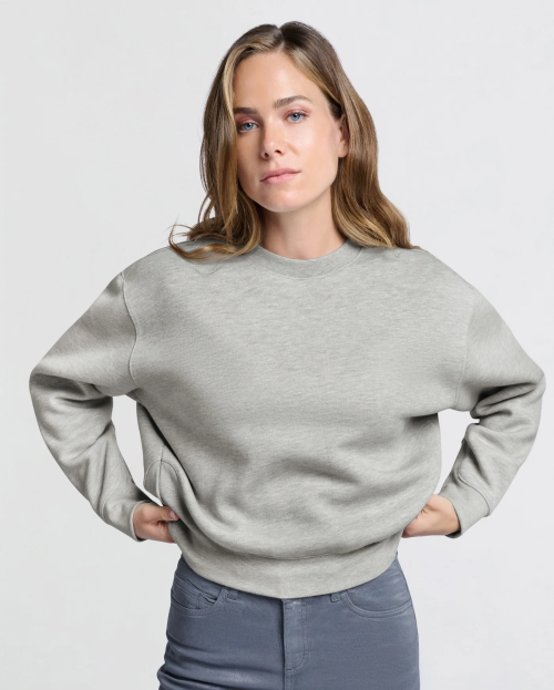 grey melange sweatshirt yaya