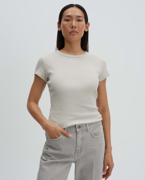 T-shirt Kleoh Clay Someday grijs beige