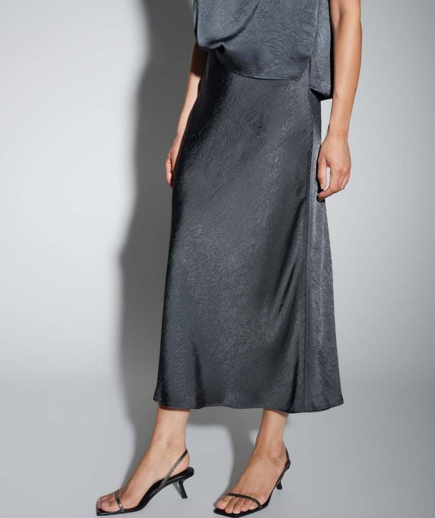 Rok Satijn Odini Someday grijs