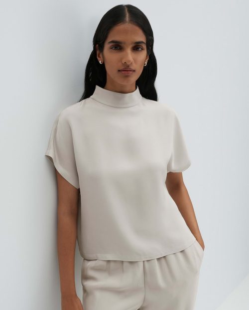 blouse zarlia warm clay grijs someday