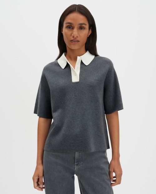 T-shirt Tipolo Grijs Someday coal dust