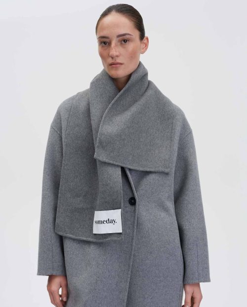 Shawl Bierka Ash Grey Someday grijs