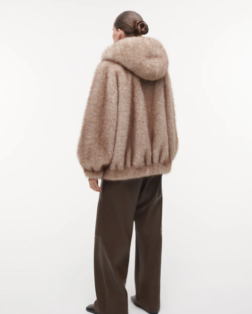 Faux fur jas Hailey