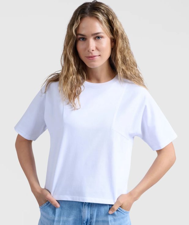 T-shirt Seam Pure White Yaya
