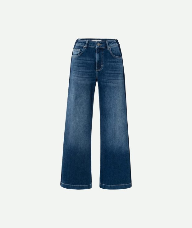 Jeans High Waist Tape Yaya dark blue denim
