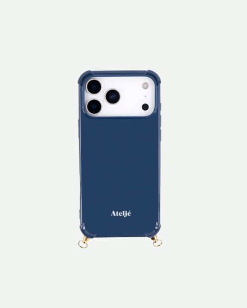 Recycled iPhone case - no cord | Indigo