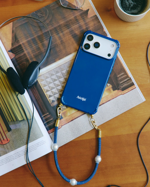Recycled iPhone case - no cord | Indigo