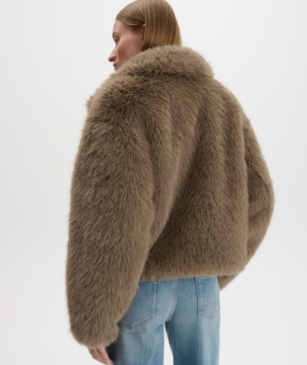 jas someday curla fauxfur bruin