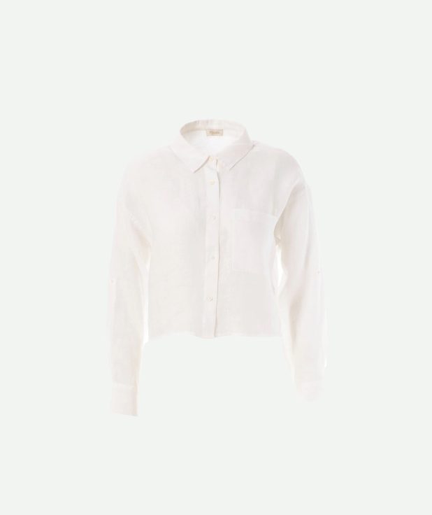 Blouse Henley Wit JcSophie off white
