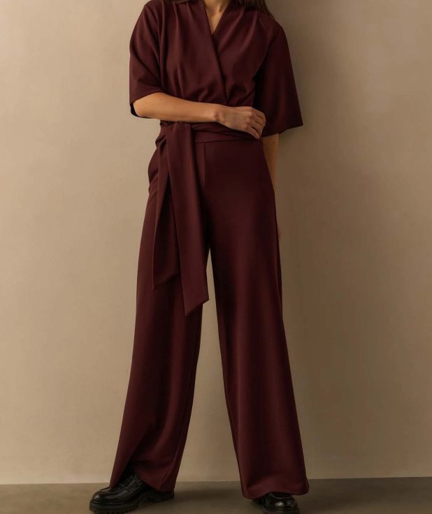 Jumpsuit Fudge Purple Yaya burgundy