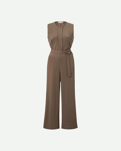 Jumpsuit Sleeveless Caribou Brown Yaya bruin