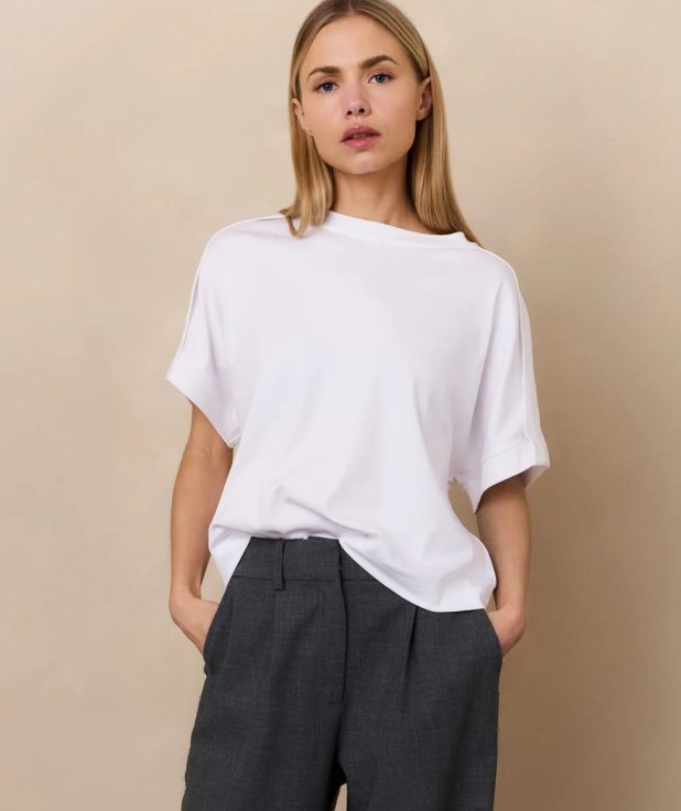 Top Jersey Folded White Yaya