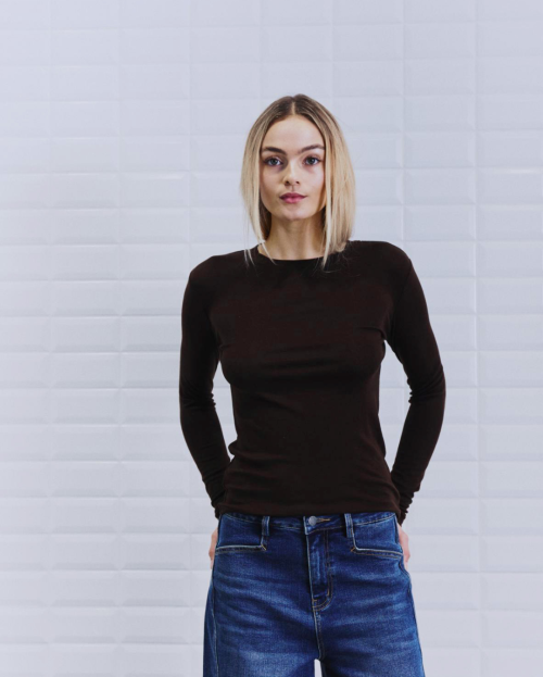 Longsleeve Brown Josefine