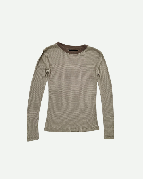Bruin gestreept longesleeve