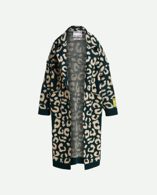 Keo midilange cardigan vest groen
