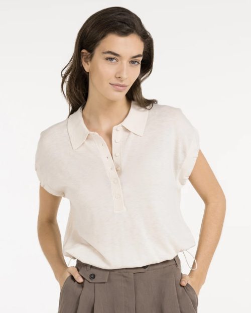 Polo Knitted Cloud Creme Yaya