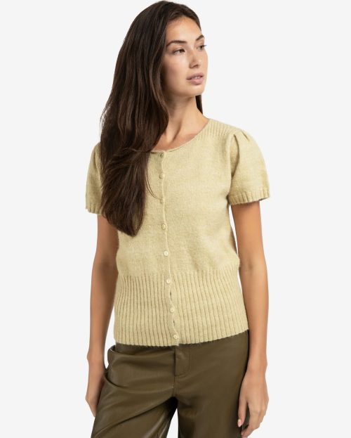 Vest Pale Olive Green Yaya groen
