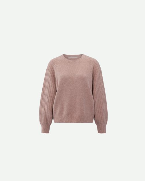 Sweater Rib Blush Pink Yaya roze