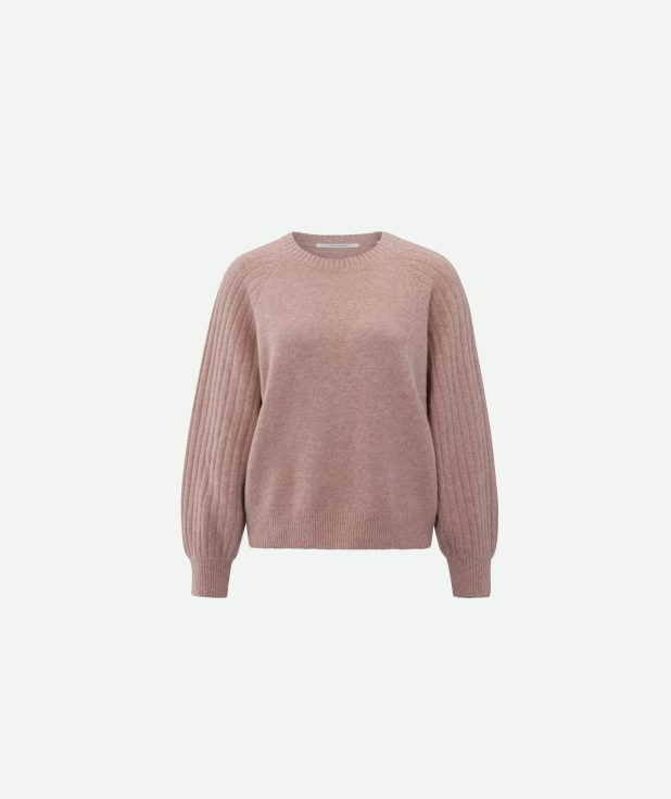 Sweater Rib Blush Pink Yaya roze
