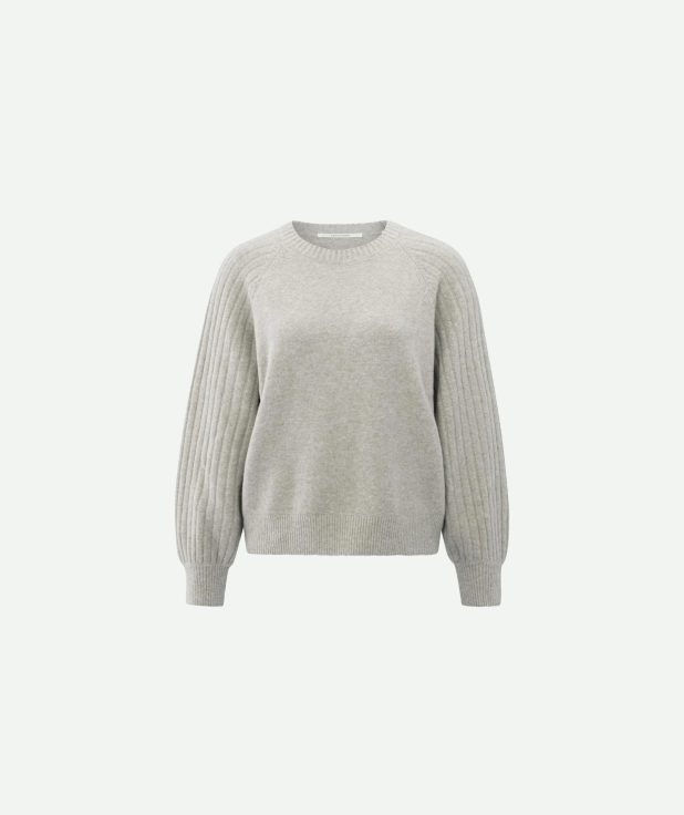 Sweater Rib Brownish Grey Yaya