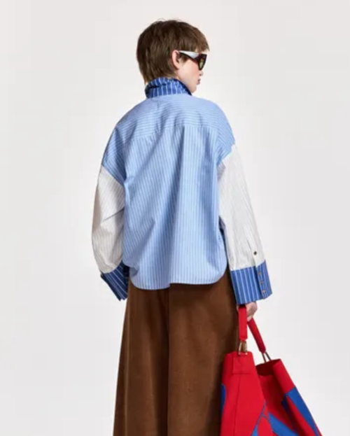 Kovid blouse blauw