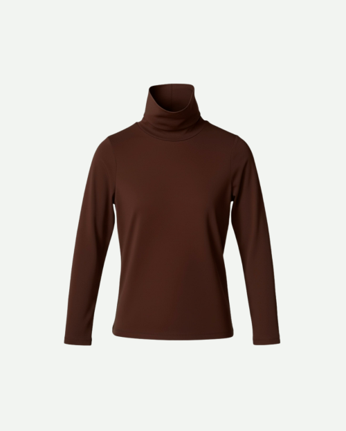Turtleneck Lena choco brown