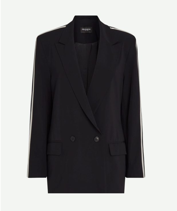 Blazer logan stripe zwart penn & ink N.Y