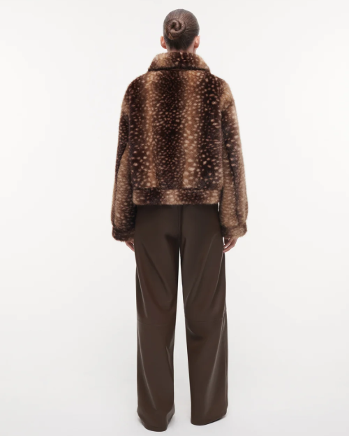 Faux fur jas Lucy