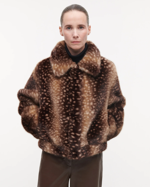 Faux fur jas Lucy
