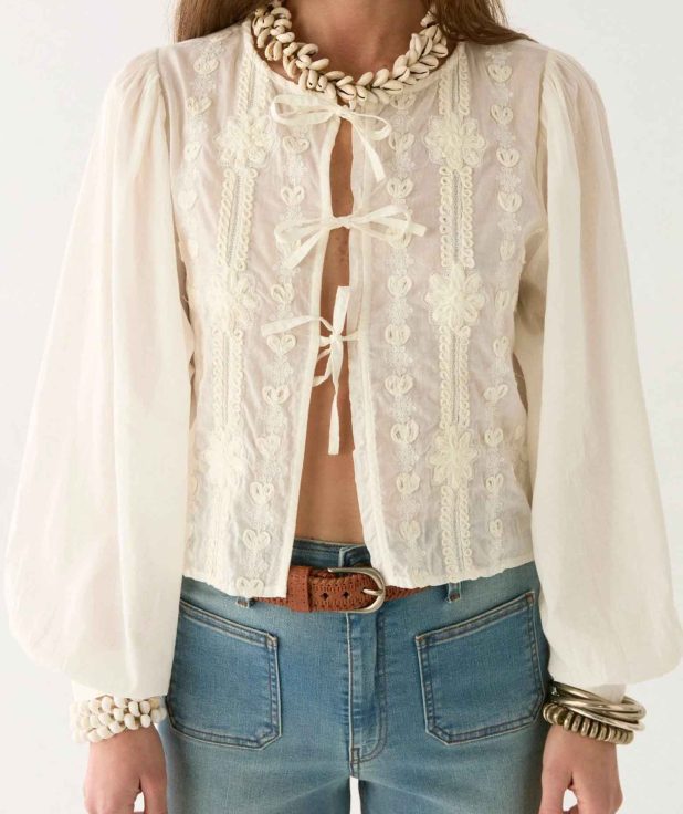 Blouse Ludovica Maison Hotel pearl ecru