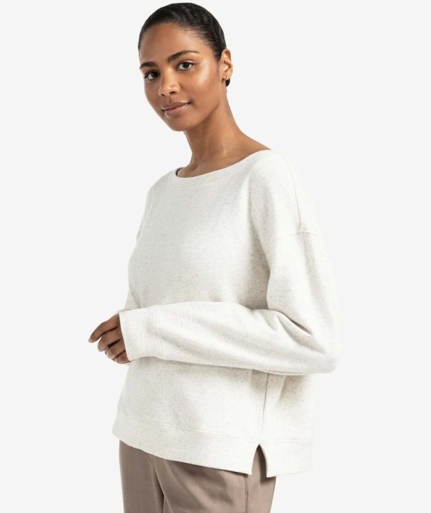 melange-sweatshirt-with-boat-neckline-and-side-slit_10217443-eb4a-4abe-956e-f30805d24062