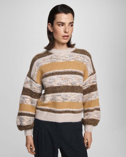 Trui stripe constance oatmeal msch copenhagen