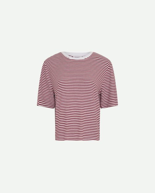 T-shirt Jana Rood MSCH Copenhagen gestreept