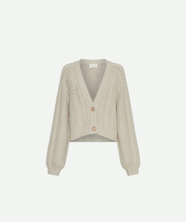 Cardigan keisha jillena oatmeal melange msch copenhagen