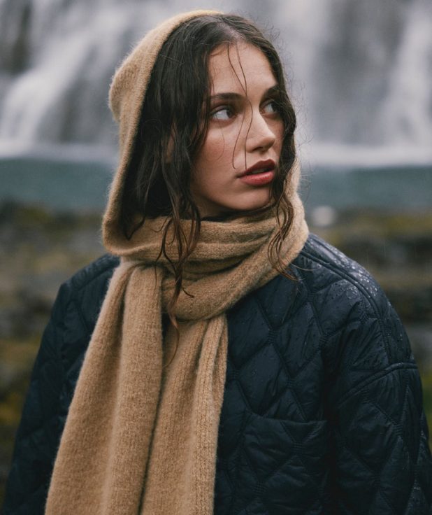 Hood scarf milania bruin cartouche msch copenhagen