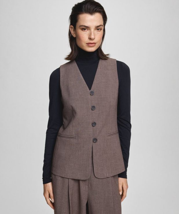 Waistcoat Rosina Michelle MSCH Copenhagen bruin
