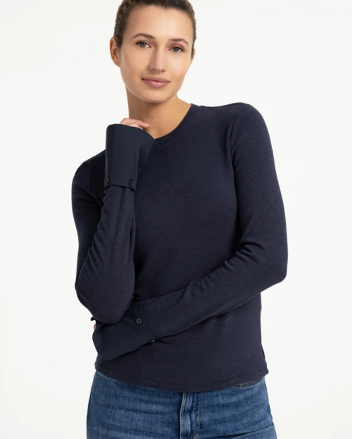 Jersey top met afneembare mouwen YAYA