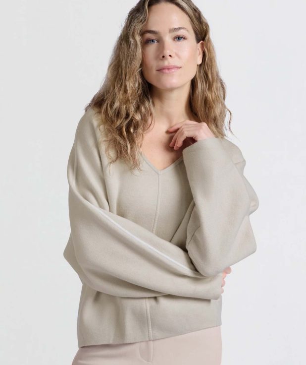 Oversized Sweater Stone Yaya beige