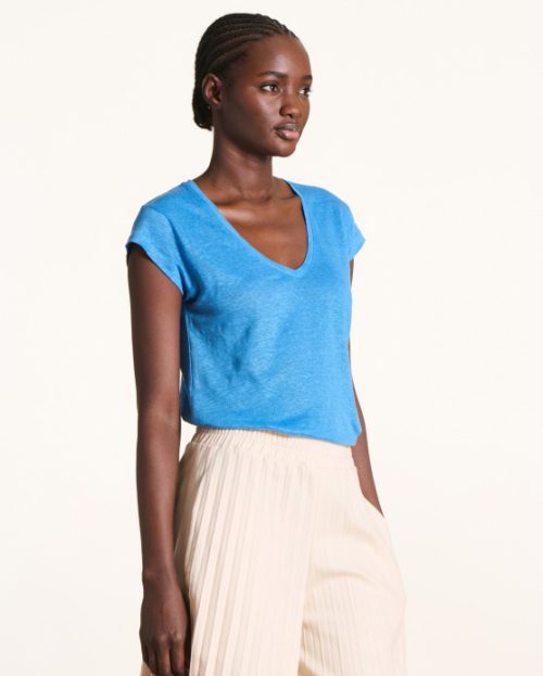 T-shirt Davia Blue La Fee Maraboutee blauw