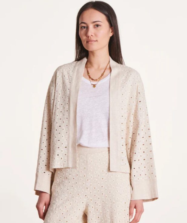 Vest Poma La Fee Maraboutee ecru beige