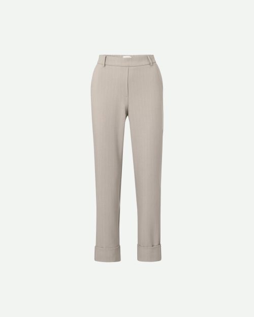 Pantalon Pinstripe Dove Yaya beige