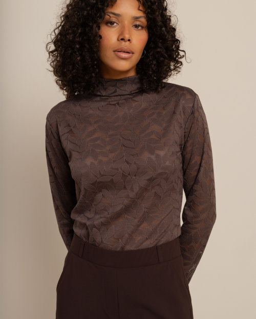 Reagan lace top - espresso