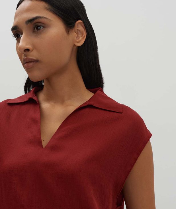 rood_shirt-blouse_dames_zlaya_someday_detail-1