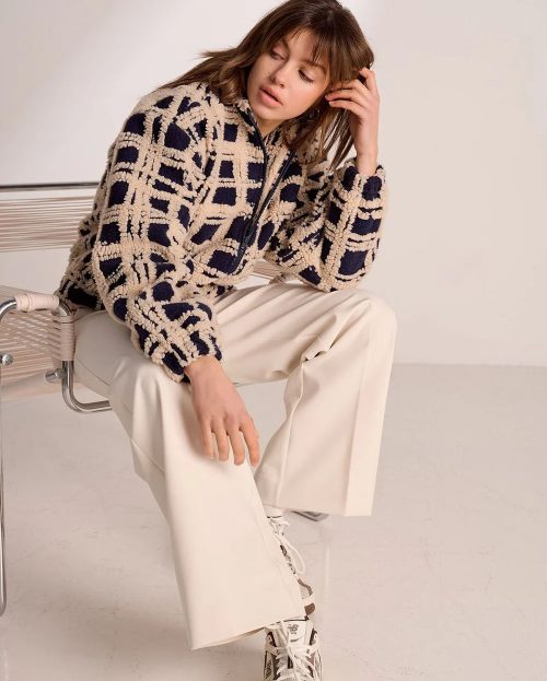 Jacket Sara Another Label navy ecru