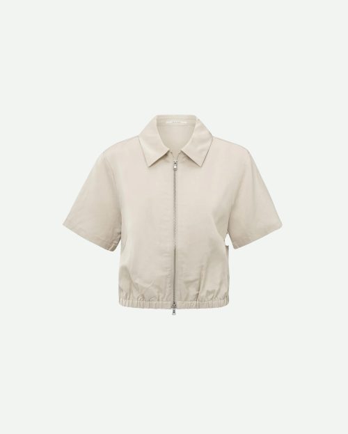 Jacket Satin Summer Sand Yaya ecru