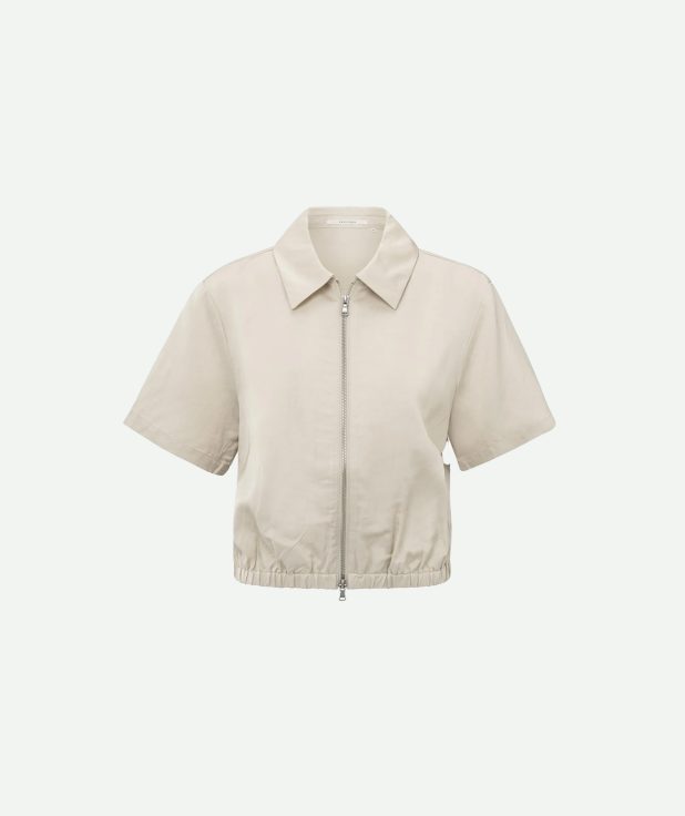 Jacket Satin Summer Sand Yaya ecru