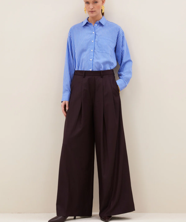 sef pants | dark wine